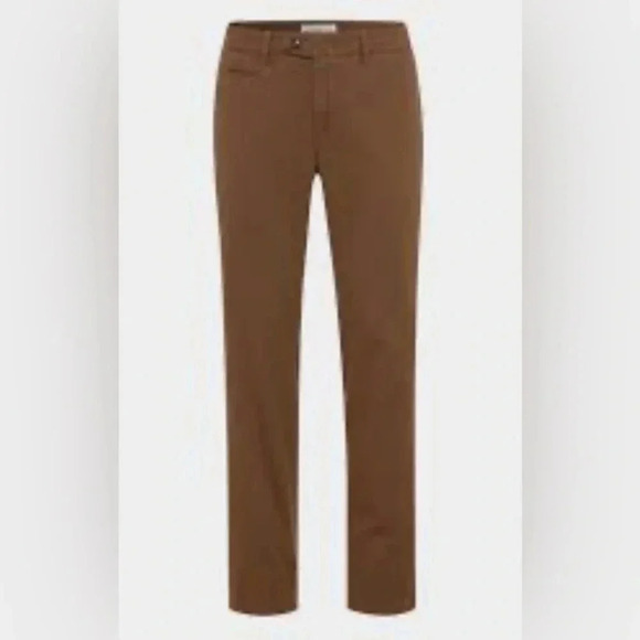 BRAX Ernesto camel peach comfortable casual lightweight 2 pocket chino pants 34 - Picture 1 of 5